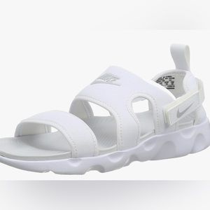White Nike sandal